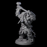 Stoic Loxodon Guard C Miniature for Dungeons and Dragons, Pathfinder or other TTRPGs