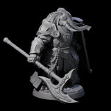 Stoic Loxodon Guard D Miniature for Dungeons and Dragons, Pathfinder or other TTRPGs