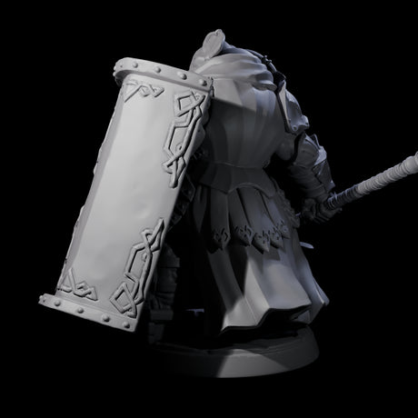 Stoic Loxodon Guard D Miniature for Dungeons and Dragons, Pathfinder or other TTRPGs