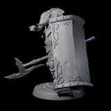 Stoic Loxodon Guard D Miniature for Dungeons and Dragons, Pathfinder or other TTRPGs