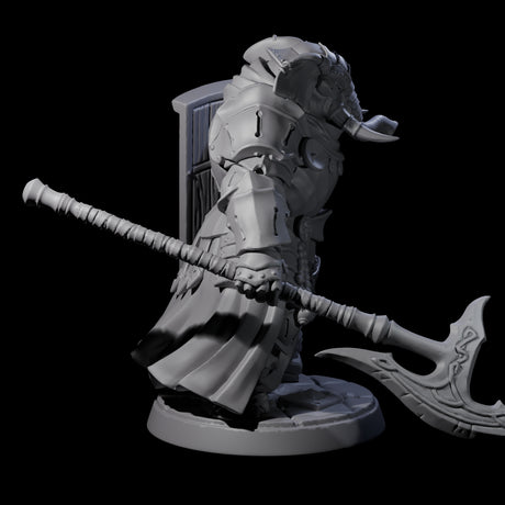 Stoic Loxodon Guard D Miniature for Dungeons and Dragons, Pathfinder or other TTRPGs