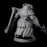 Stoic Loxodon Guard D Miniature for Dungeons and Dragons, Pathfinder or other TTRPGs