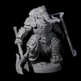 Stoic Loxodon Guard D Miniature for Dungeons and Dragons, Pathfinder or other TTRPGs