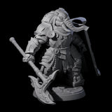 Stoic Loxodon Guard D Miniature for Dungeons and Dragons, Pathfinder or other TTRPGs