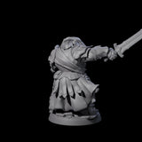 Stoic Loxodon Guard E Miniature for Dungeons and Dragons, Pathfinder or other TTRPGs