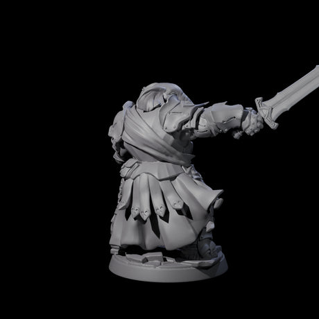 Stoic Loxodon Guard E Miniature for Dungeons and Dragons, Pathfinder or other TTRPGs