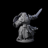 Stoic Loxodon Guard E Miniature for Dungeons and Dragons, Pathfinder or other TTRPGs