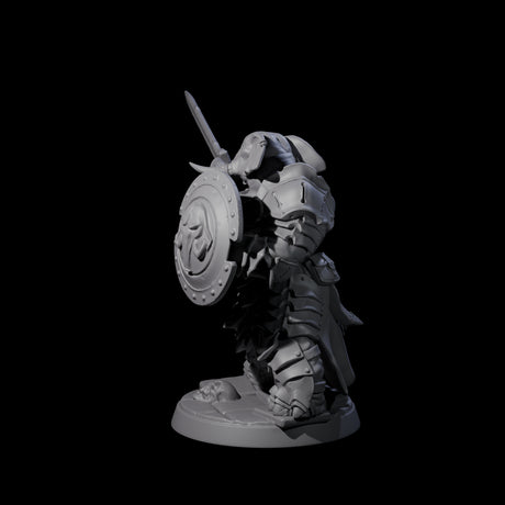Stoic Loxodon Guard E Miniature for Dungeons and Dragons, Pathfinder or other TTRPGs