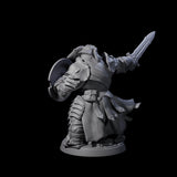 Stoic Loxodon Guard E Miniature for Dungeons and Dragons, Pathfinder or other TTRPGs