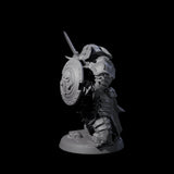 Stoic Loxodon Guard E Miniature for Dungeons and Dragons, Pathfinder or other TTRPGs