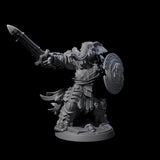 Stoic Loxodon Guard E Miniature for Dungeons and Dragons, Pathfinder or other TTRPGs