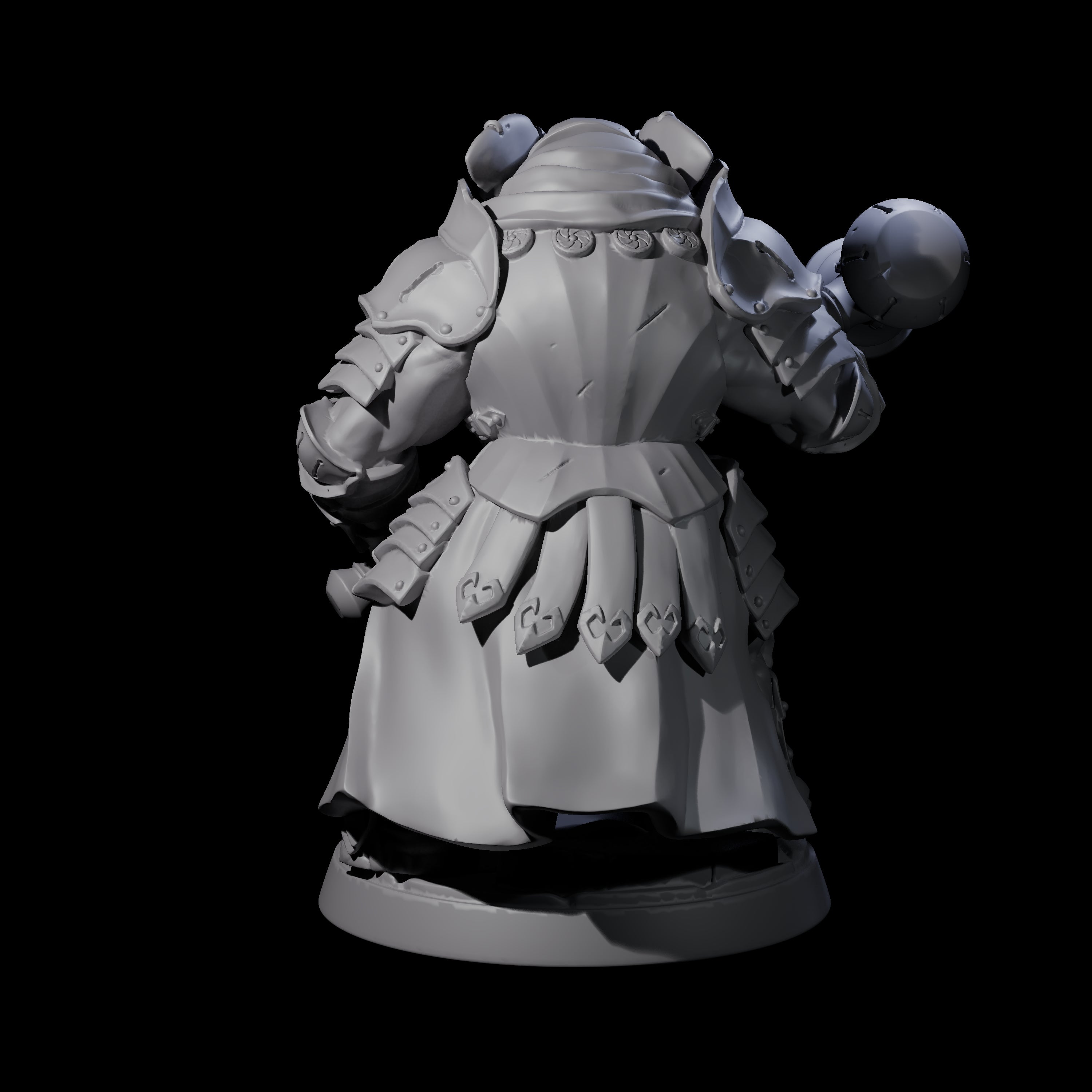 Stoic Loxodon Guard F Miniature for Dungeons and Dragons, Pathfinder or other TTRPGs