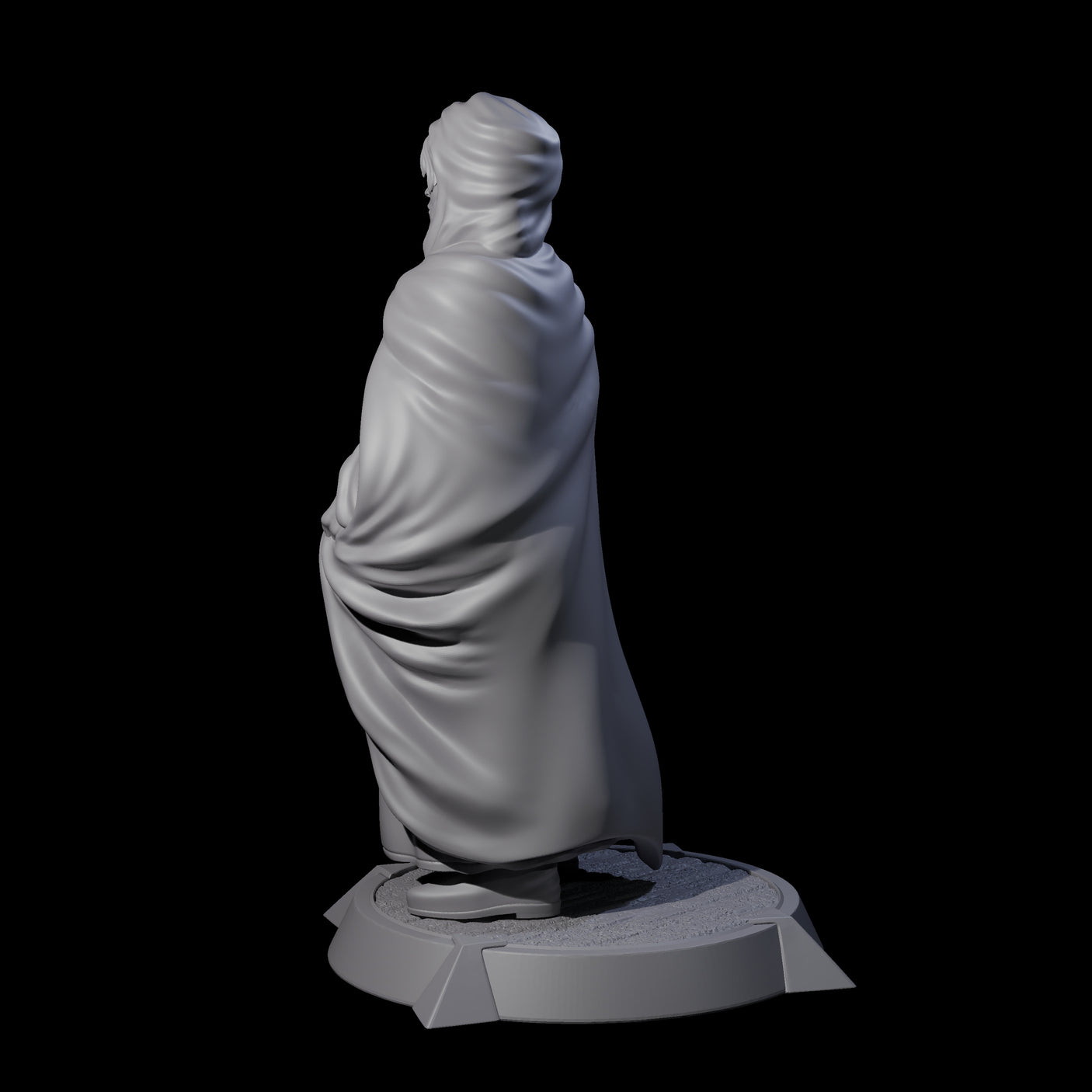 Stoic Wise Man Miniature for Dungeons and Dragons, Pathfinder or other TTRPGs