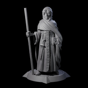 Stoic Wise Man Miniature for Dungeons and Dragons, Pathfinder or other TTRPGs