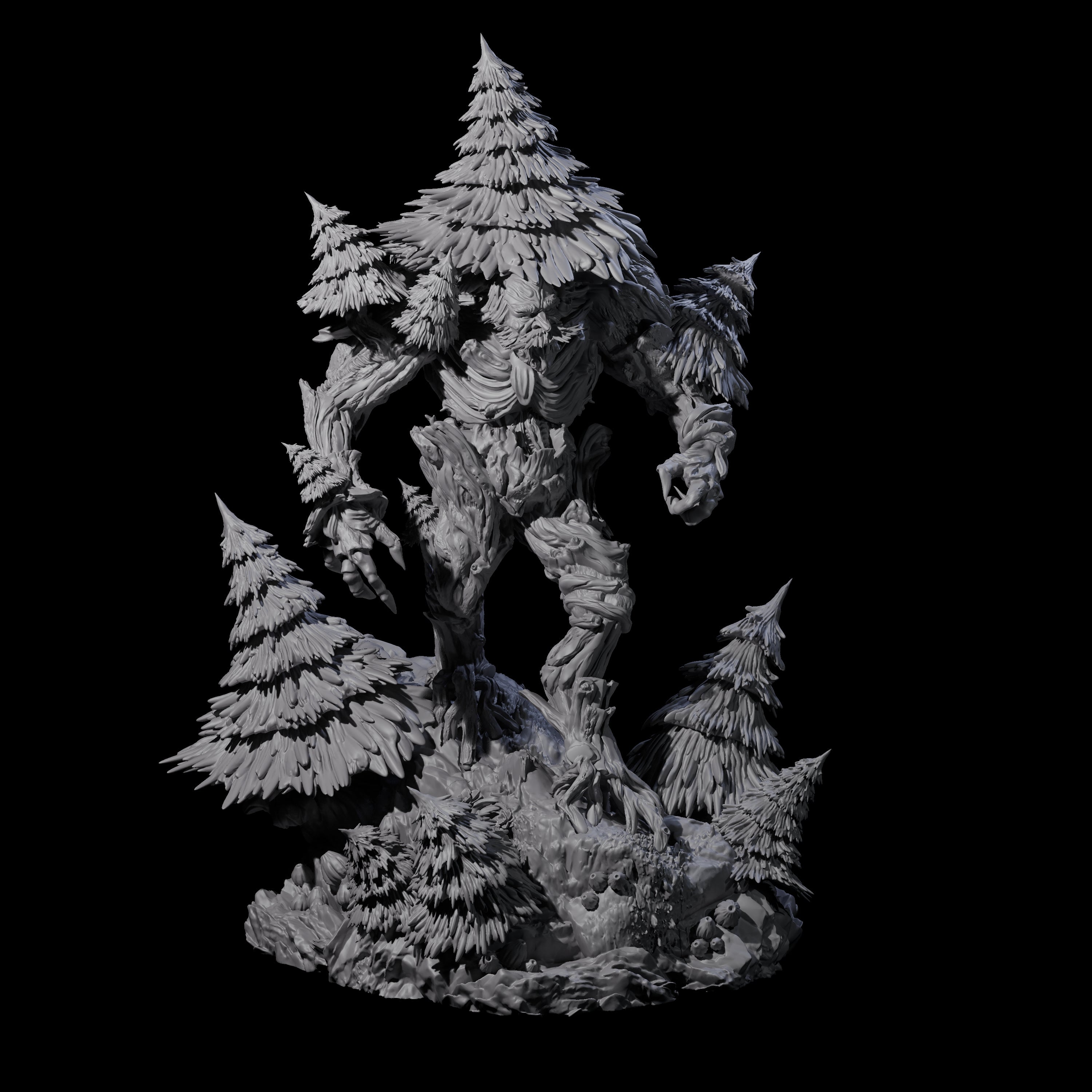 Stomping Treant Miniature for Dungeons and Dragons, Pathfinder or other TTRPGs