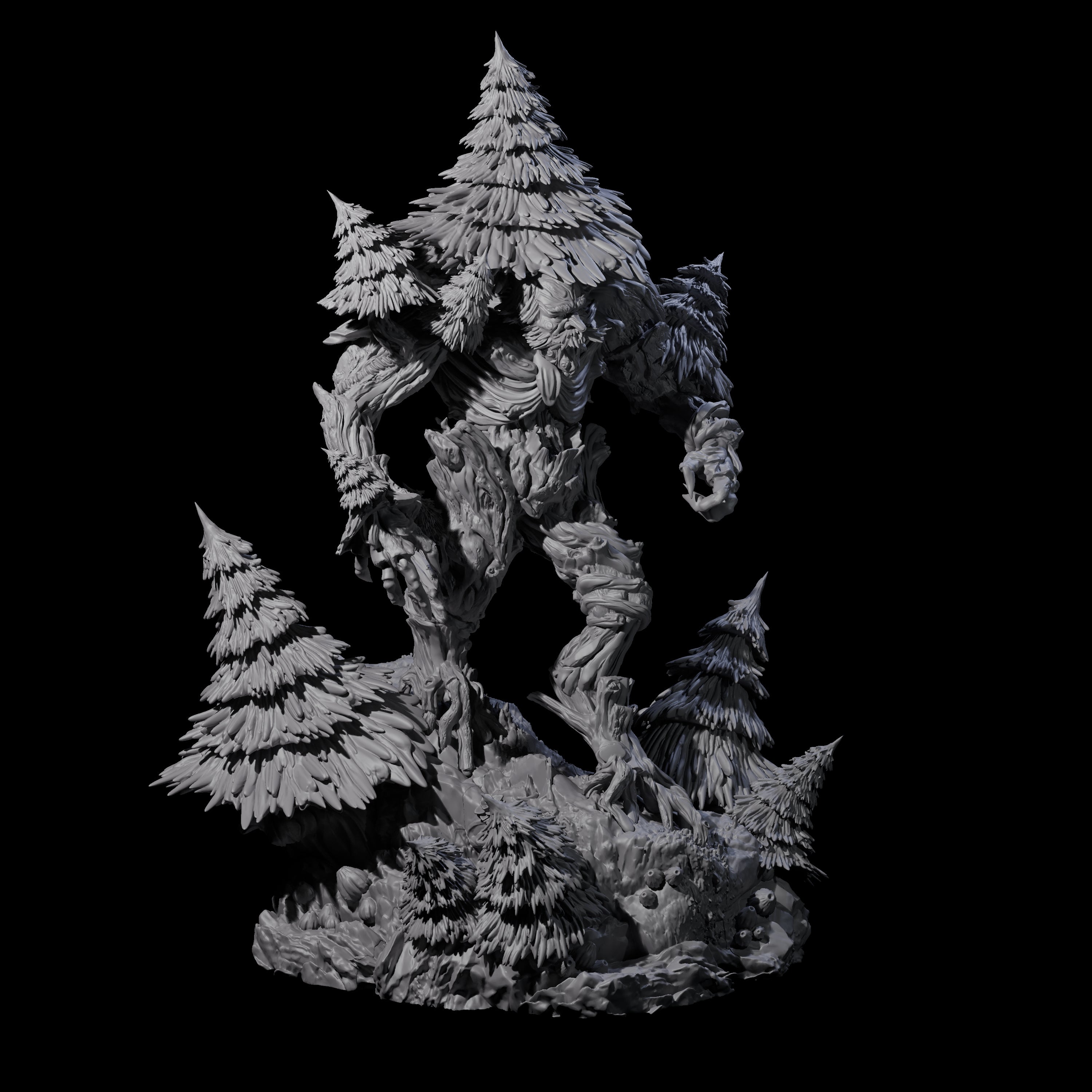 Stomping Treant Miniature for Dungeons and Dragons, Pathfinder or other TTRPGs