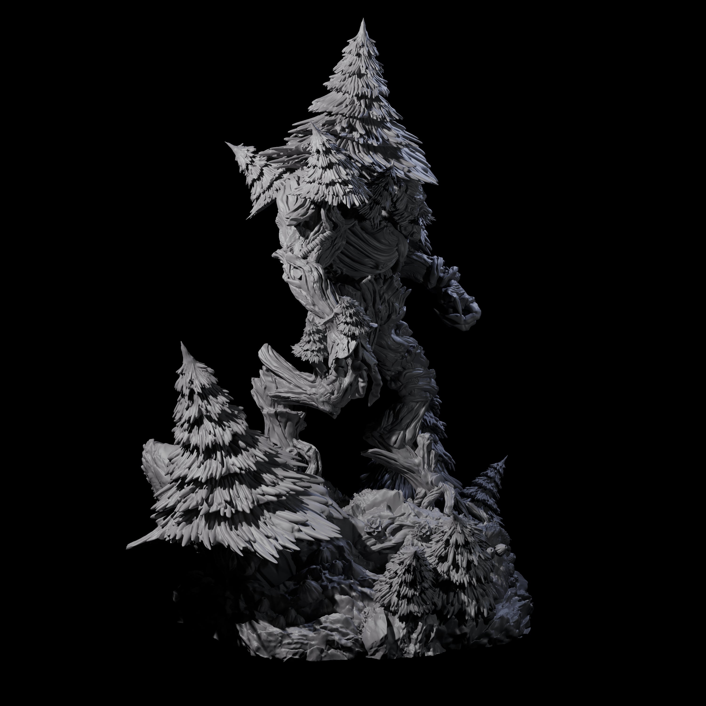 Stomping Treant Miniature for Dungeons and Dragons, Pathfinder or other TTRPGs