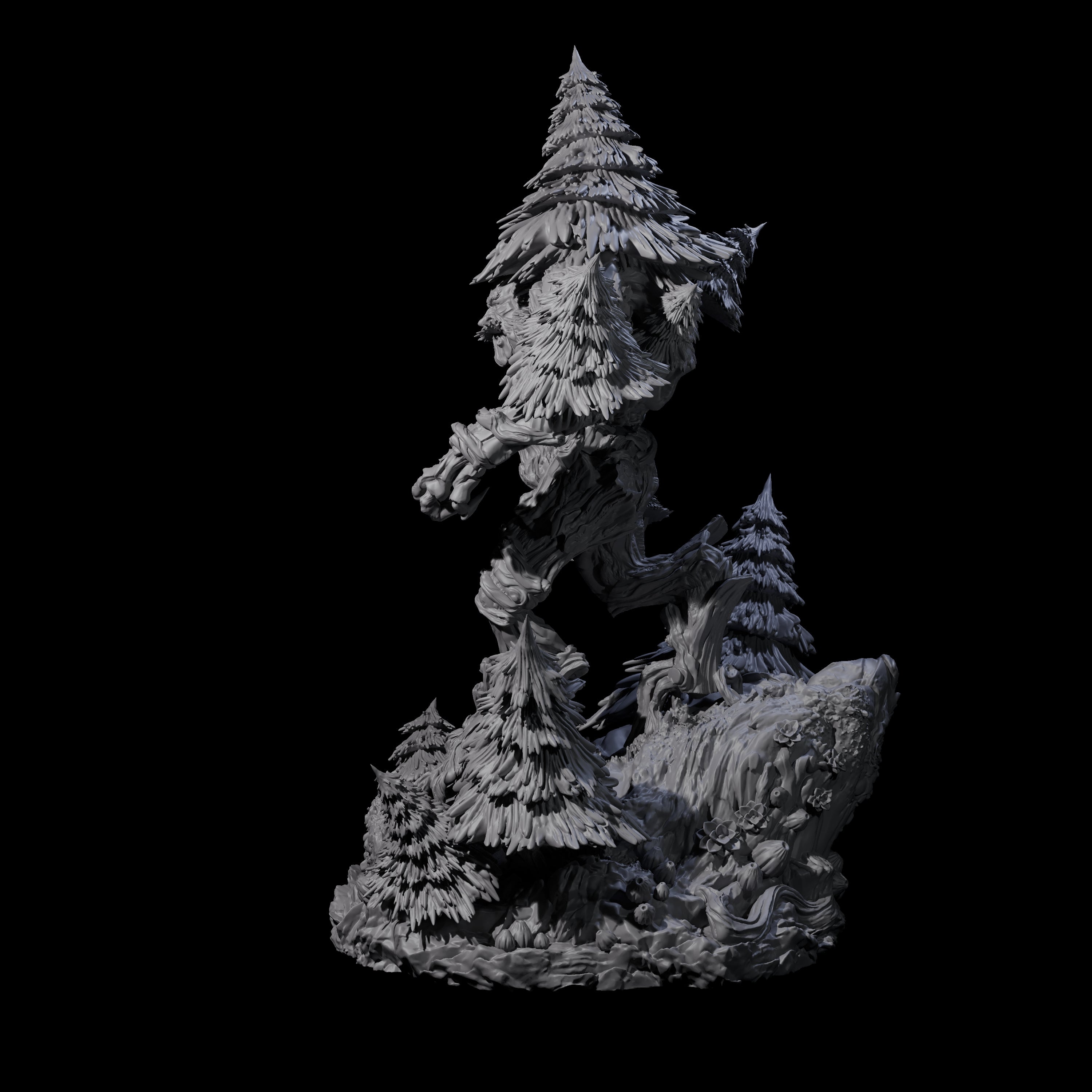 Stomping Treant Miniature for Dungeons and Dragons, Pathfinder or other TTRPGs