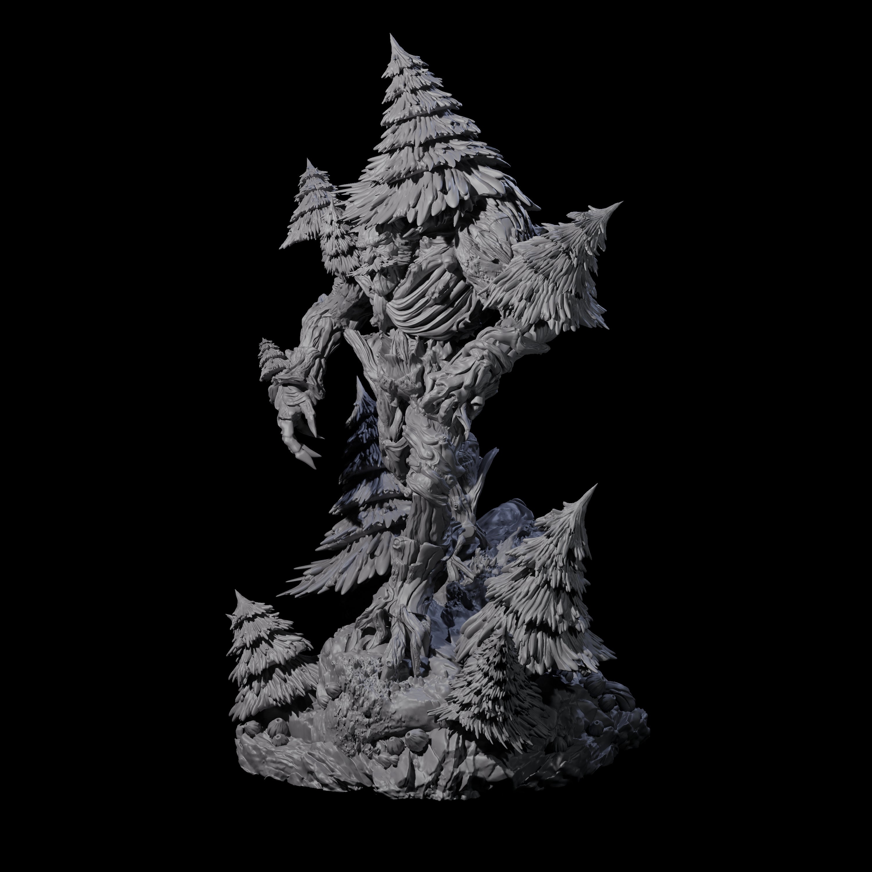 Stomping Treant Miniature for Dungeons and Dragons, Pathfinder or other TTRPGs