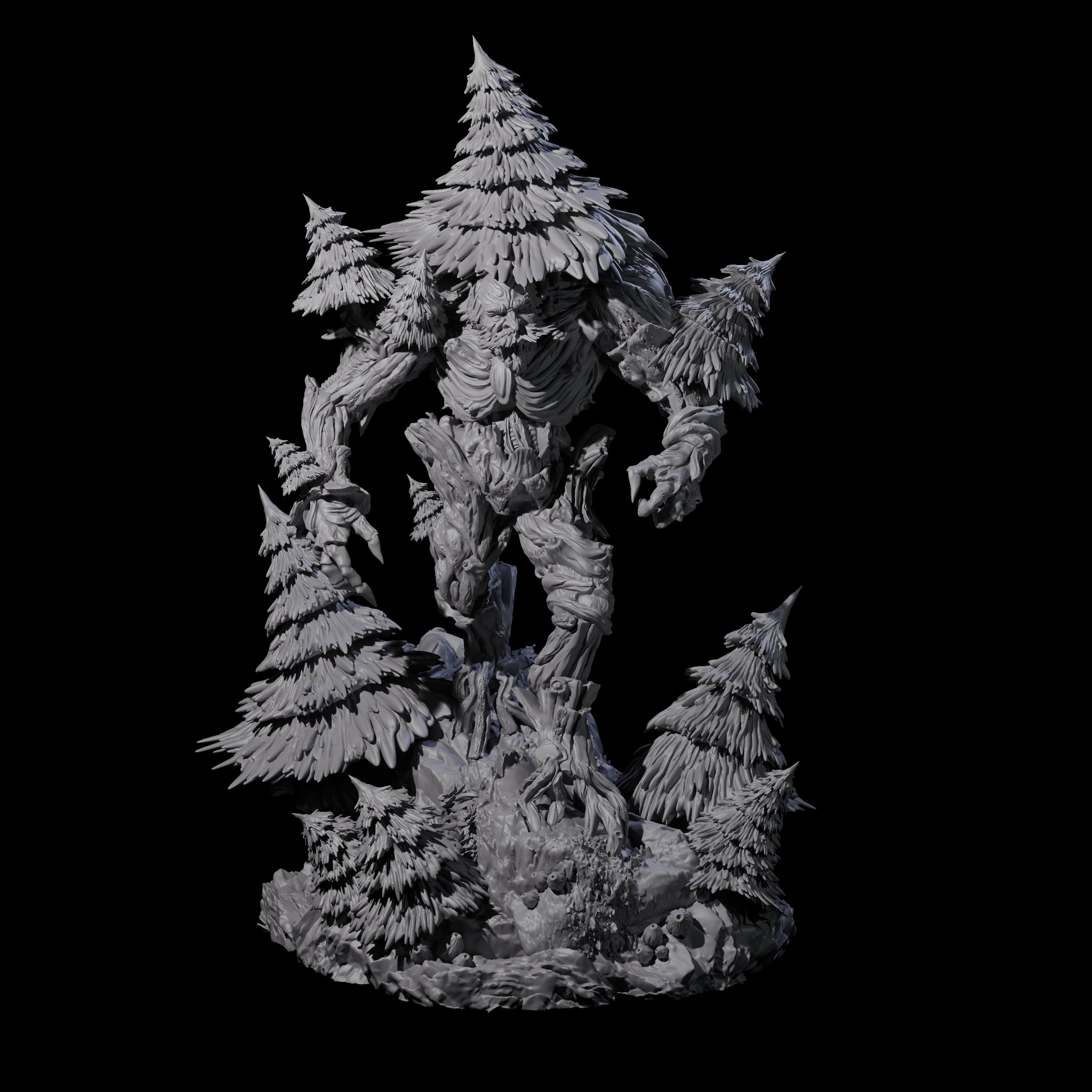 Stomping Treant Miniature for Dungeons and Dragons, Pathfinder or other TTRPGs