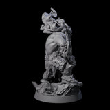 Stone Gauntleted Dwarf Runelord Miniature for Dungeons and Dragons, Pathfinder or other TTRPGs