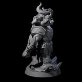 Stone Gauntleted Dwarf Runelord Miniature for Dungeons and Dragons, Pathfinder or other TTRPGs