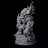 Stone Gauntleted Dwarf Runelord Miniature for Dungeons and Dragons, Pathfinder or other TTRPGs