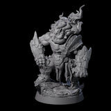 Stone Gauntleted Dwarf Runelord Miniature for Dungeons and Dragons, Pathfinder or other TTRPGs