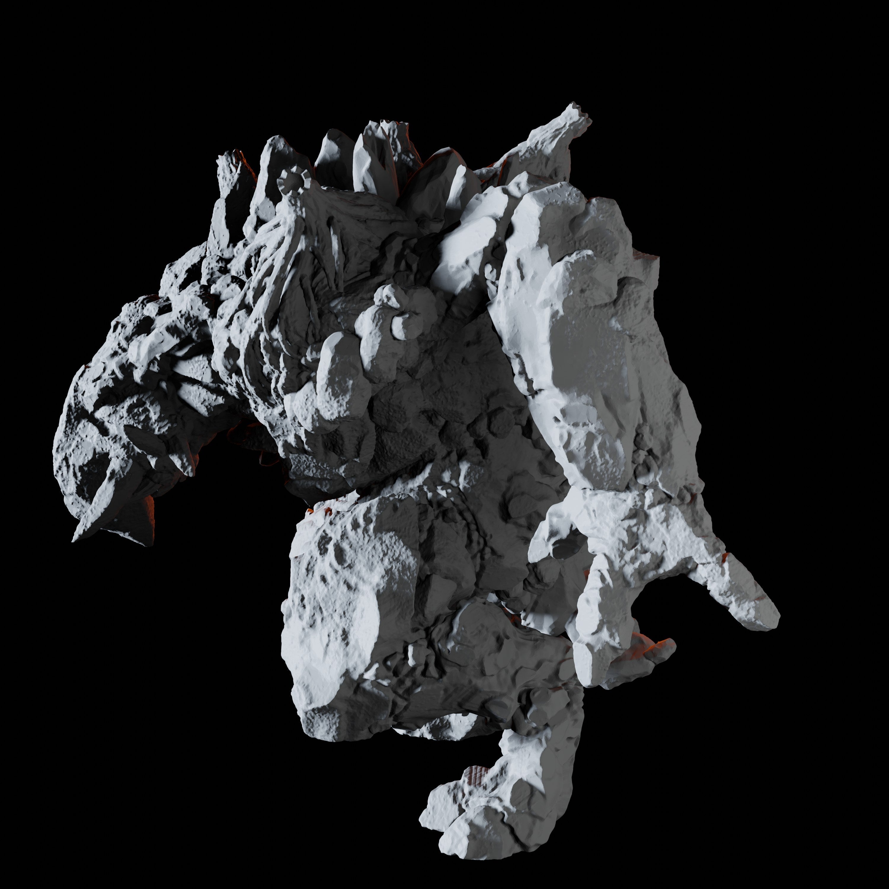 Stone Troll Miniature for Dungeons and Dragons - Myth Forged