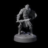 Stoneflesh Orc A Miniature for Dungeons and Dragons, Pathfinder or other TTRPGs