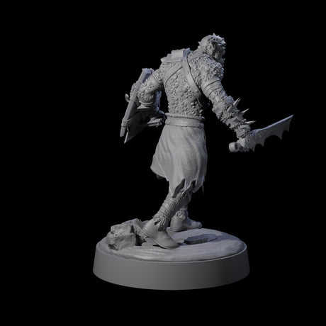 Stoneflesh Orc A Miniature for Dungeons and Dragons, Pathfinder or other TTRPGs