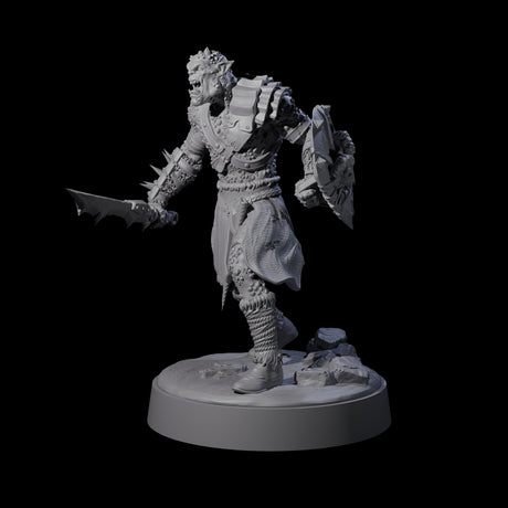 Stoneflesh Orc A Miniature for Dungeons and Dragons, Pathfinder or other TTRPGs