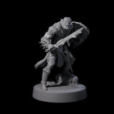 Stoneflesh Orc B Miniature for Dungeons and Dragons, Pathfinder or other TTRPGs