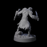 Stoneflesh Orc B Miniature for Dungeons and Dragons, Pathfinder or other TTRPGs