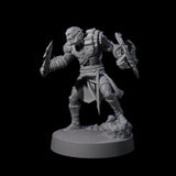 Stoneflesh Orc B Miniature for Dungeons and Dragons, Pathfinder or other TTRPGs