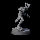 Stoneflesh Orc C Miniature for Dungeons and Dragons, Pathfinder or other TTRPGs