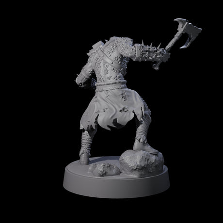 Stoneflesh Orc C Miniature for Dungeons and Dragons, Pathfinder or other TTRPGs