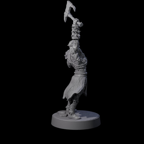 Stoneflesh Orc D Miniature for Dungeons and Dragons, Pathfinder or other TTRPGs