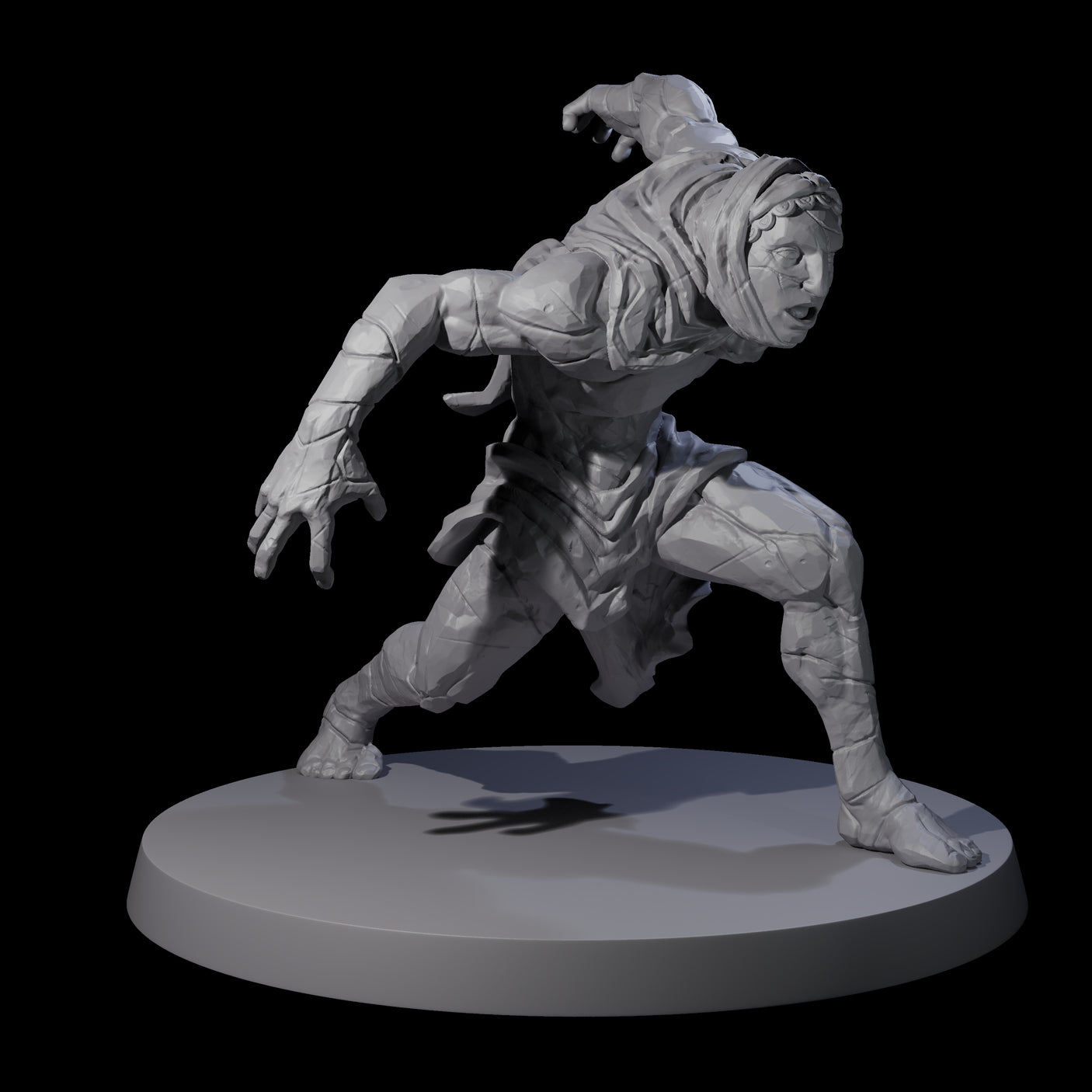 Stony Animated Statue B Miniature for Dungeons and Dragons, Pathfinder or other TTRPGs