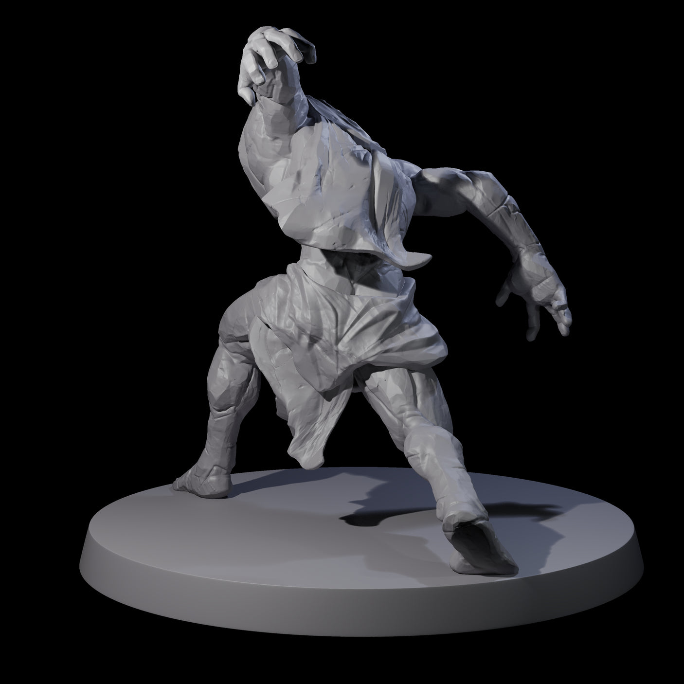 Stony Animated Statue B Miniature for Dungeons and Dragons, Pathfinder or other TTRPGs