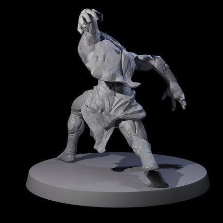 Stony Animated Statue B Miniature for Dungeons and Dragons, Pathfinder or other TTRPGs