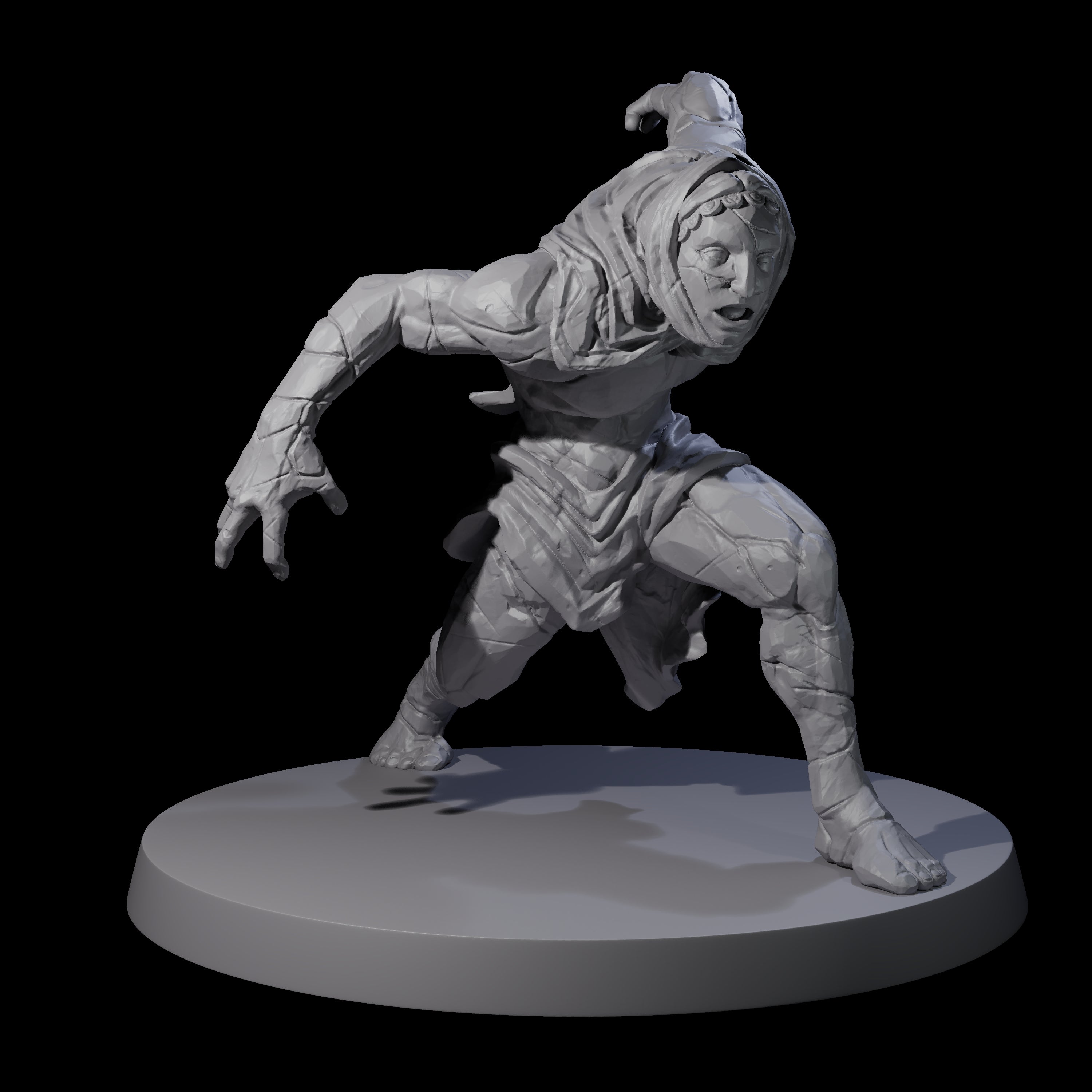 Stony Animated Statue B Miniature for Dungeons and Dragons, Pathfinder or other TTRPGs
