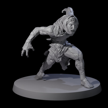 Stony Animated Statue B Miniature for Dungeons and Dragons, Pathfinder or other TTRPGs