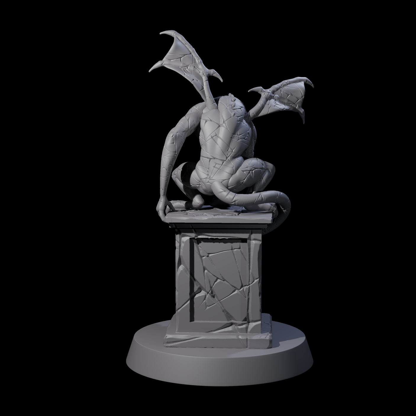 Stony Animated Statue C Miniature for Dungeons and Dragons, Pathfinder or other TTRPGs