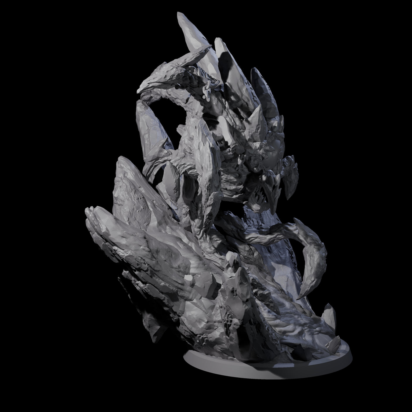 Stony Beholder Miniature for Dungeons and Dragons, Pathfinder or other TTRPGs