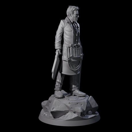 Stony Human Medic Miniature for Dungeons and Dragons, Pathfinder or other TTRPGs