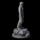 Stony Human Medic Miniature for Dungeons and Dragons, Pathfinder or other TTRPGs