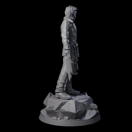 Stony Human Medic Miniature for Dungeons and Dragons, Pathfinder or other TTRPGs