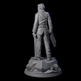 Stony Human Medic Miniature for Dungeons and Dragons, Pathfinder or other TTRPGs