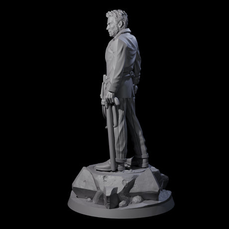 Stony Human Medic Miniature for Dungeons and Dragons, Pathfinder or other TTRPGs